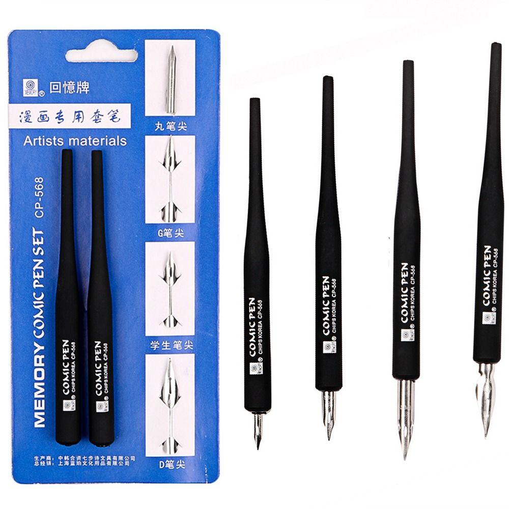 Перьевые ручки Набор для каллиграфии Перьевые ручки для рисования Комиксы Канцелярские принадлежности