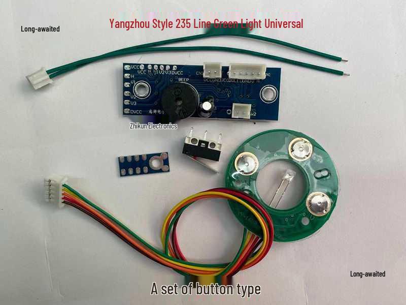 Green Light Spirit Level Meter Circuit Board: 2, 3, 5 Wire Options - Electronic Control Board by Weibu Technology.
