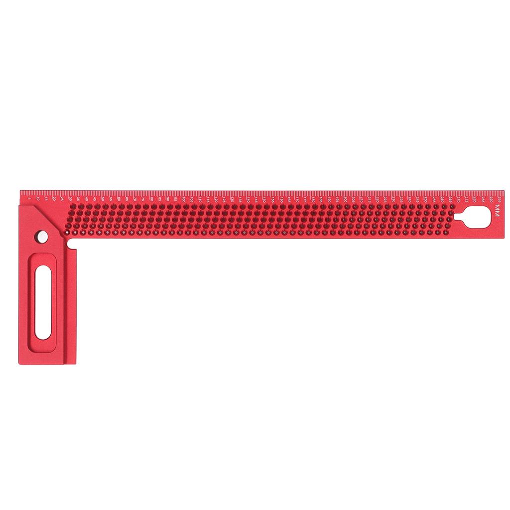 Прямоугольный шаблон для позиционирования отверстий разметки 45 90 градусов Разметочная линейка для деревообработки