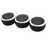 3pcs AC Switch Knobs Air Conditioning Heat Control Knob for Platz Vios Vitz Yaris Ho X Black