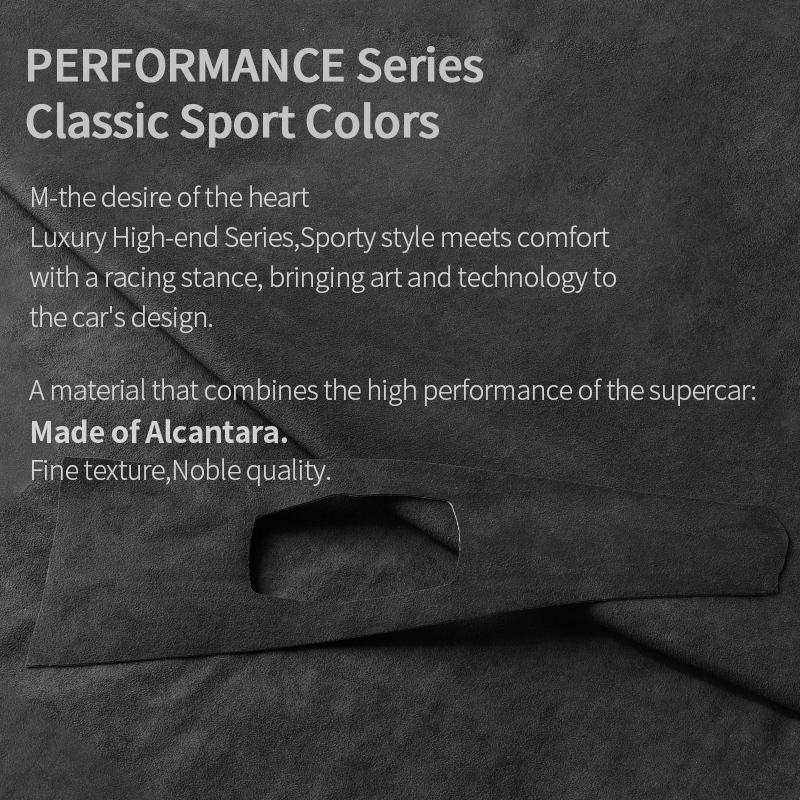 For BMW 3 Series F30 F31 F34 F35 3GT Car Center Console Multimedia Panel Trim Frame Sticker Interior Accessory Made of Alcantara