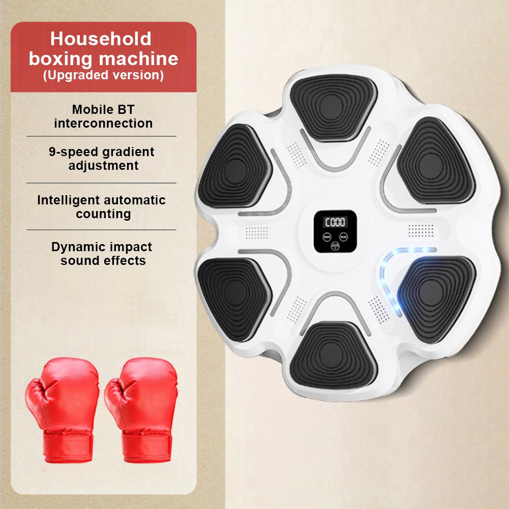 Умный боксерский фитнес-тренажер с поддержкой Bluetooth, тренажер для боксерской игры, USB-зарядка для боксерских видов спорта, ловкость, реакция