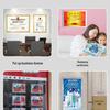 Transparent Magnetic Display Sticker - Punch-Free A3/A4 Sign & License Holder