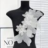 DIY Dress Cloth Pin Multi-layer Applique Decorative New Organza Flower Patch Corsage Accessory