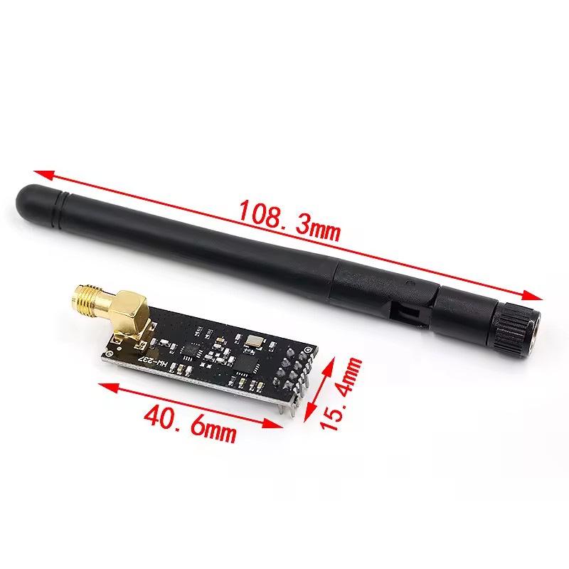Беспроводной модуль NRF24L01+PA+LNA с антенной, дальность действия 1100 м