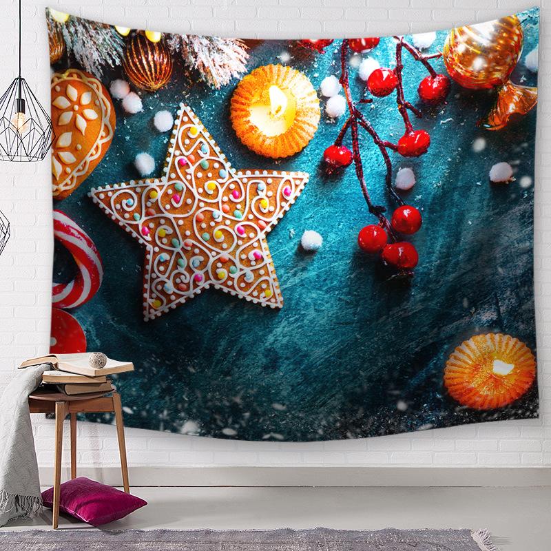 Рождественский гобелен в европейской и американской рождественской серии, гобелен для гостиной, спальни, скатерть