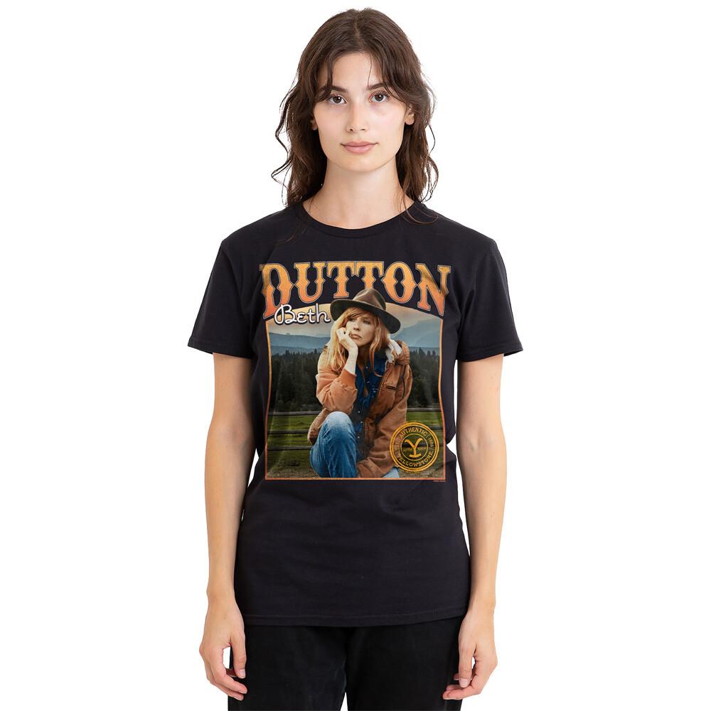 Yellowstone Beth Dutton Thoughts Ladies T-Shirt S-2XL, Black Unisex T-Shirt