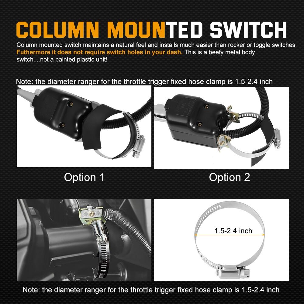 for CFMoto UForce U10 Pro/ Uforce U10 Pro XL UTV Turn Signal Kit 110dB Horn Pre-Wired Plug and Play UTV ATV Blinker Lever Switch