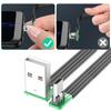 90-градусный кабель USB 2.0 - Micro USB с угловым разъемом для смартфонов, планшетов и других устройств, поддерживает быструю зарядку и передачу данных