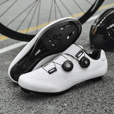 Шоссейные Велосипедные Туфли Горные Велосипедные Контактные Мужские Женские Легкие Дышащие Жесткая Подошва Совместимые с Педалями