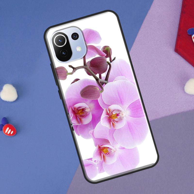 Цветной чехол с цветами орхидеи для Xiaomi 14 Ultra 13 11T 12T 13T 14T Pro POCO X6 X7 Pro X3 X5 F3 F5 F6 M6 Pro