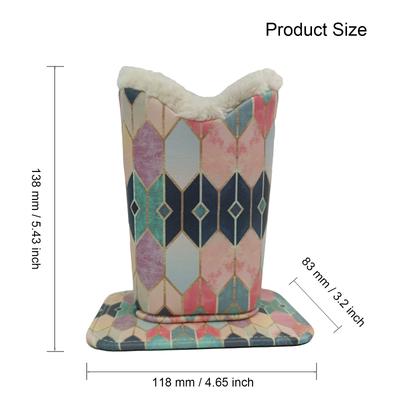 Плюшевый держатель для очков Кожаная подставка для демонстрации очков Тканевый держатель для карандашей Стильное минималистичное решение для хранения очков