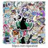 50 Magic Doodle Personalized Cartoon StickersDIY Mobile Case Suitcase Stickers Waterproof