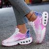 Новые повседневные кроссовки женские легкие дышащие беговые кроссовки воздушная подушка амортизация модная спортивная обувь теннисные кроссовки