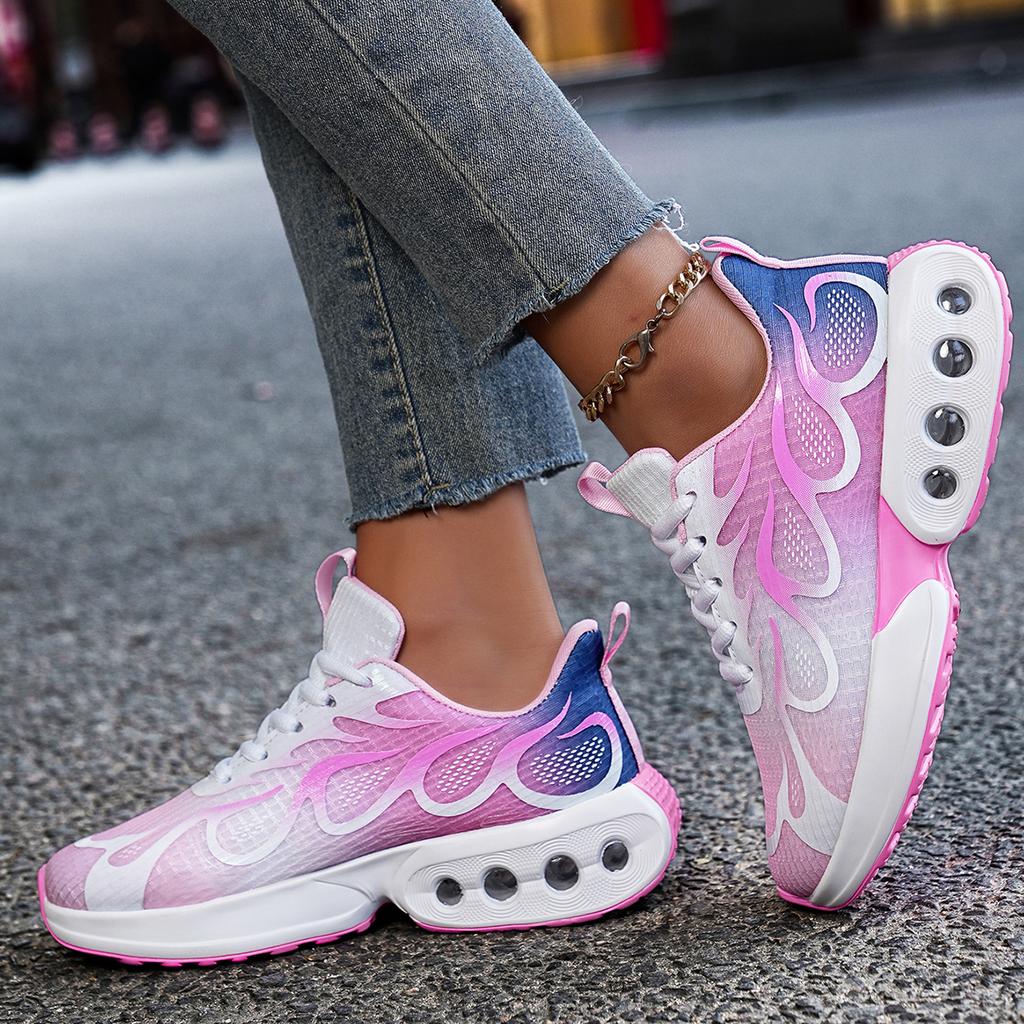 Новые повседневные кроссовки женские легкие дышащие беговые кроссовки воздушная подушка амортизация модная спортивная обувь теннисные кроссовки