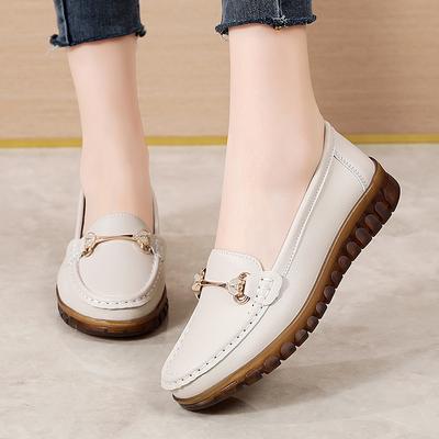 Повседневные пенни-лоферы для женщин, деловые рабочие мокасины, удобные туфли для ходьбы, туфли-лодочки для вождения, женские мокасины из искусственной кожи