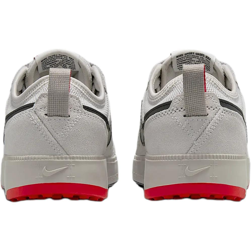 Nike C1TY Нескользящие износостойкие низкие детские кеды для скейтбординга Преппи Серый/Темно-серый/Огненно-красный/Черный HQ0028-002