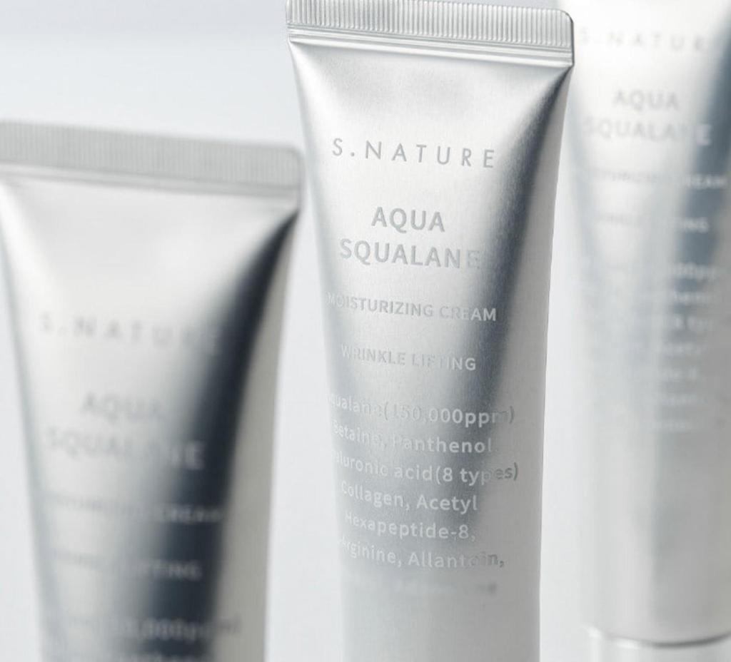 S.NATURE Aqua Squalane Увлажняющий крем Глубокое увлажнение Питательный 80 мл Корейская косметика Ежедневный увлажняющий крем