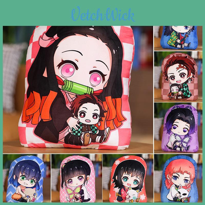 Аниме Клинок, рассекающий демонов Kimetsu No Yaiba Плюшевая подушка-подвеска Мягкая игрушка Идеально для коллекции и украшения