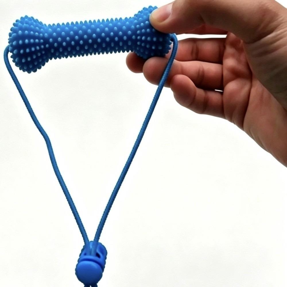 Bite-Resistant Pet Teeth Cleaning Toy with Rope Interactive Dog Toy Dog Chew Stick Interactive Tug