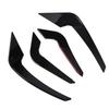 Front Bumper Lip Splitter Fin Decorative Bumper Spoiler Canards Body Kit for 2 Series M2 F87 2016-2021