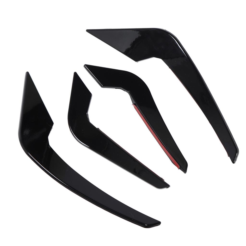 Front Bumper Lip Splitter Fin Decorative Bumper Spoiler Canards Body Kit for 2 Series M2 F87 2016-2021