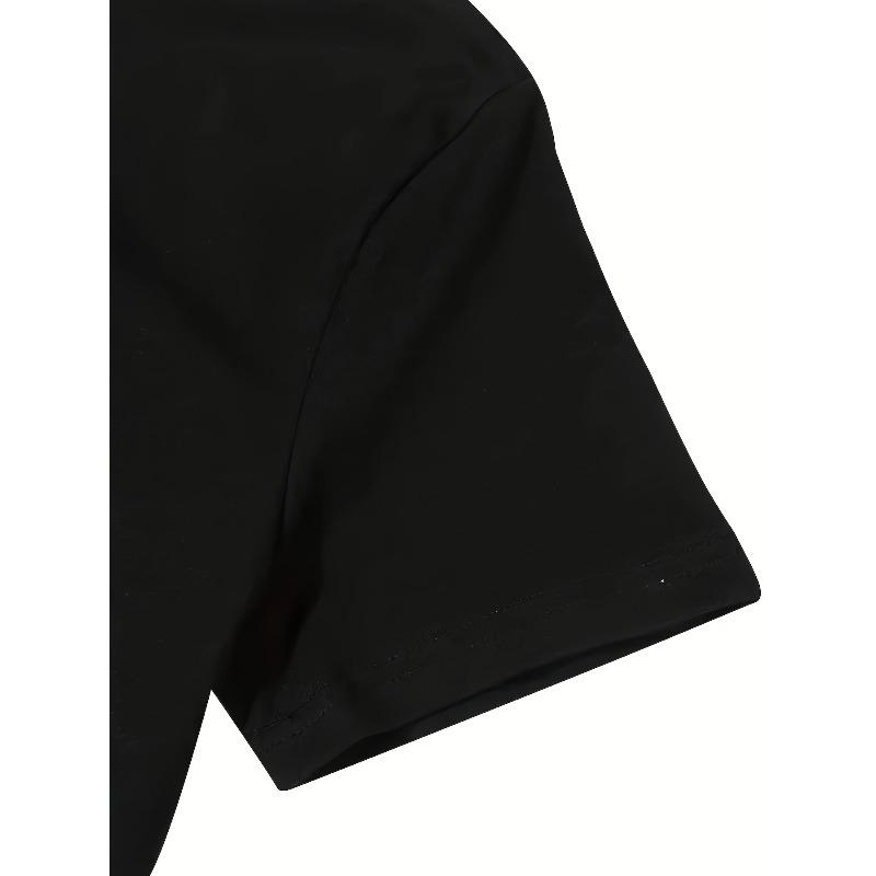 Женская повседневная футболка с коротким рукавом и круглым вырезом, с графическим принтом "Вечер Бинго", для любого сезона