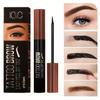Tearing and Dyeing Eyebrow Cream, Not Easily Smudged Eyebrow Cream, Brown and Black Eyebrow Dye Cream, Long-lasting Waterproof Eyebrow Makeup
