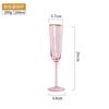 Phnom Penh Red Wine Glass Cup Triangle Wine Glass Crystal Glass High Champagne Sparkling Glass Home Foreign Wine