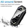 PC Case Glass For Xiaomi Mi Band 10 9 8 Anti-scratch Watchband Screen Protector Bumper for Xiomi Mi Band 9 Ceramic Miband 10 Cover Shell