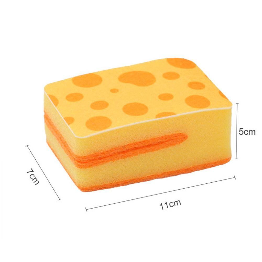 Thickened Sponge Sponge Scrubber Absorbent Kitchen Cleaning Sponge Kitchen Cleaning Tool