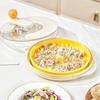 Hand Crank Rotating Chicken Shredder Machine Round Vegetable Salad Tray Gifts Quick Meat Shredder