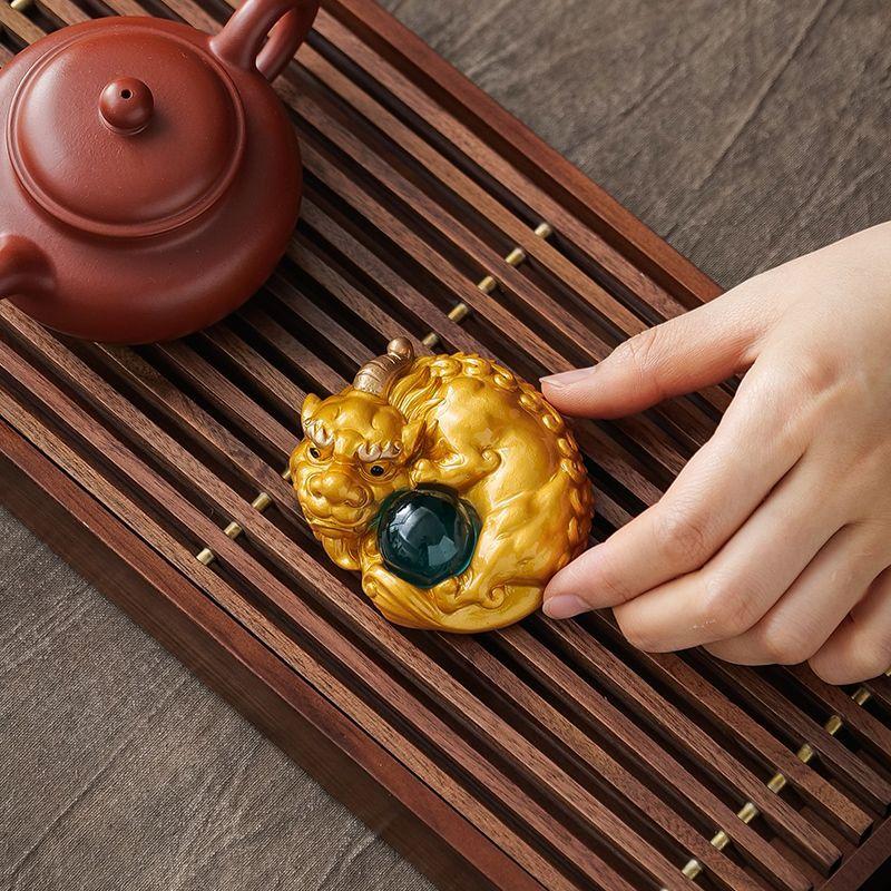 High-end Fortunate Change Color Tea Pet Simple Household Creative Tea Ceremony Decoration Teaware Accessories Desktop Decoration