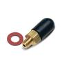 MOTION PRO YM08-0218 Vacuum Adapter Brass with Rubber Cap 0.2 x 0.03 inch (5