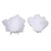 1 Pair White Feather Hair Clip Ballet Style Faux Pearl Charm Artificial Swan Feather Hair Pins for Women Girls Wedding Bride Fashion Headpiece