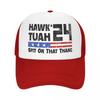 Adult Hawk Tuah 24 Spit On That Thang Trucker Hats HipHop Mesh Baseball Caps Dad Hat Trucker Hat Adjustable Trucker Cap Spring