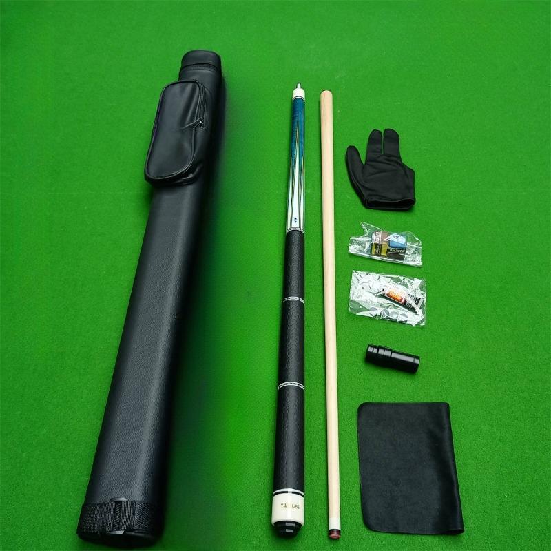 9,5 мм профессиональный бильярдный кий 1/2 разделенный бильярдный кий восьмерка для снукера из твердого клена с принадлежностями