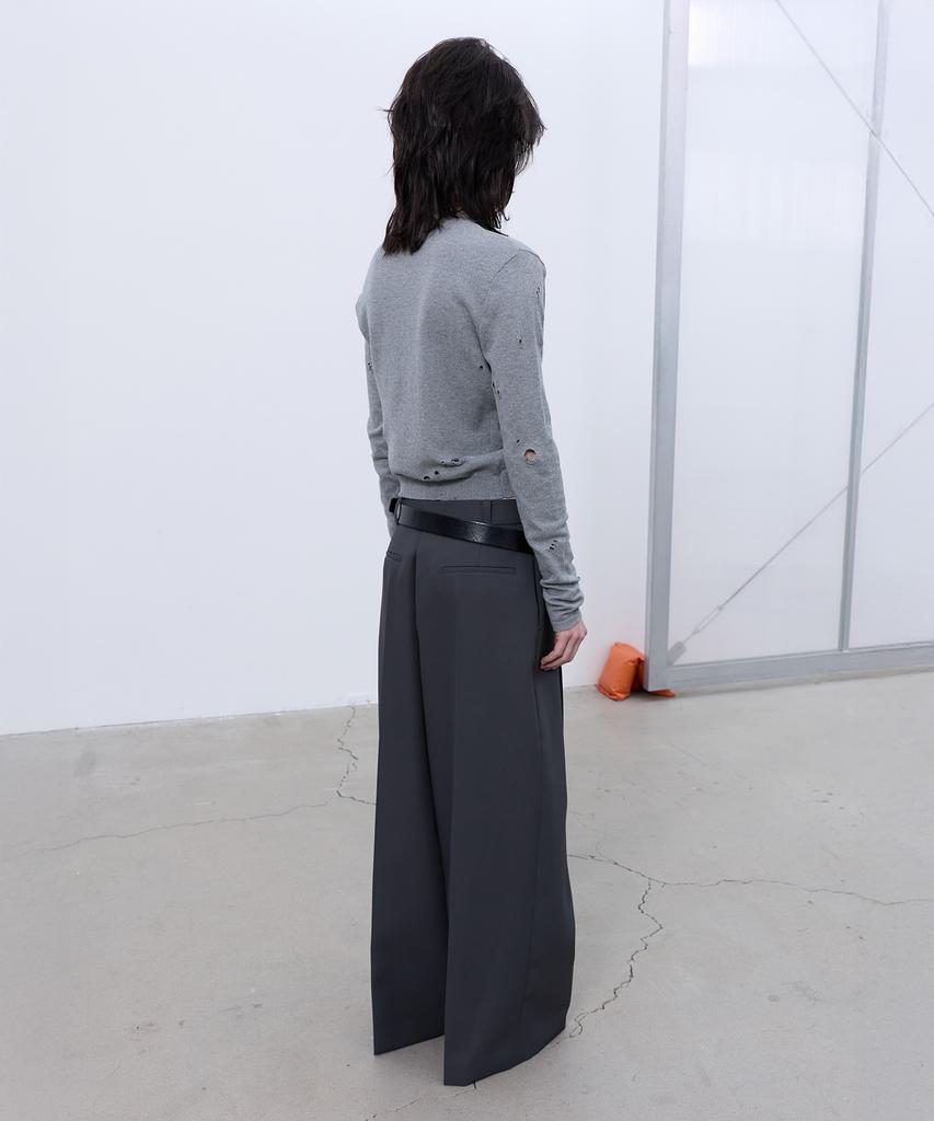 LCDC™ Back-Pleated Wide Pants (Grey)