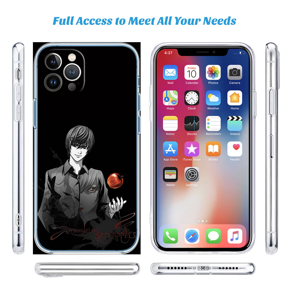 Death Note Phone Case for Motorola G14 G15 G24 G30 G31 G32 G34 G41 G42 G51 G52 G50 G60S G60 G62 G72 G71 G73 G84 G85 G200 E32