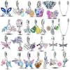 Charm Beads Glowing Luminous Firefly Original Copper Butterfly Pendant Fit Bracelet Charm Making Jewelry Fine Gift Accessory