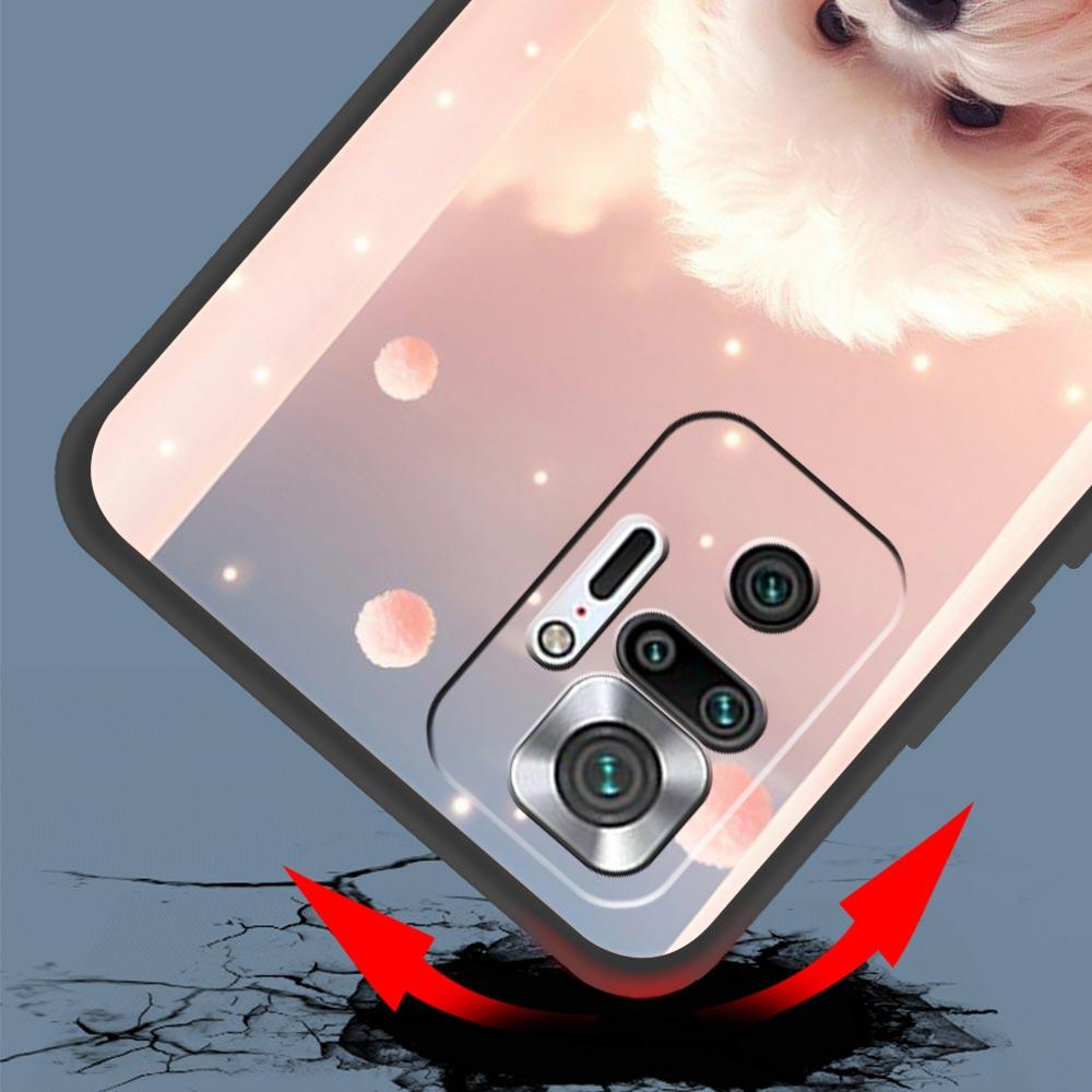 Милый чехол для телефона с собачкой для Redmi 14C 10C Note 15 14 13 12 10 11 K40 Pro Plus 5G Ударопрочный мягкий ТПУ корпус Fundas Сумки