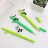 10pcs 0.5mm Cartoon Panda Climbing Tree Gel Pen Creative Cartoon Pen Cute Learning Stationery Office Water-based Signature Pen