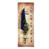Retro Punk Metal Signature Pen European Style Feather Pen Dipped in Water Pen  Writing Accessories