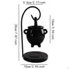 Hanging Cauldron Pagan Oil Burner Ceramic Essential Desk Decorative Wax Melt Warmer for