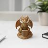 Горшок для цветов со встроенными дренажными отверстиями, 3D-печатный держатель для ручек в форме дракона, Уличный цветочный горшок для небольших зеленых растений