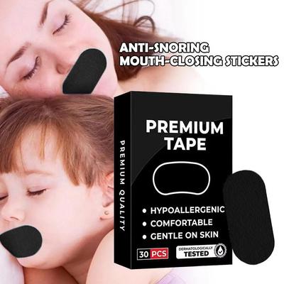 90 шт. Наклейки против храпа, лента для сна для рта против храпа, лучшие назальные полоски для дыхания, медицинский класс, улучшенный сон, держать рот закрытым, предотвращать храп
