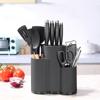 Multi-Function Knife Holder Stand for Kitchen Chef Spoon Fork Kitchen Organizer Rack Flatware Drainer Storage Box Kitchen Tools