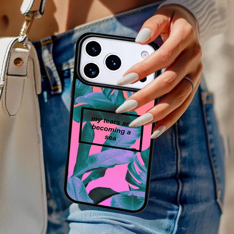 palm trees plants Phone Case For iPhone 17 Air 14 15 13 12 Max Cover For Apple 16e 11 Pro Max Plus Coque