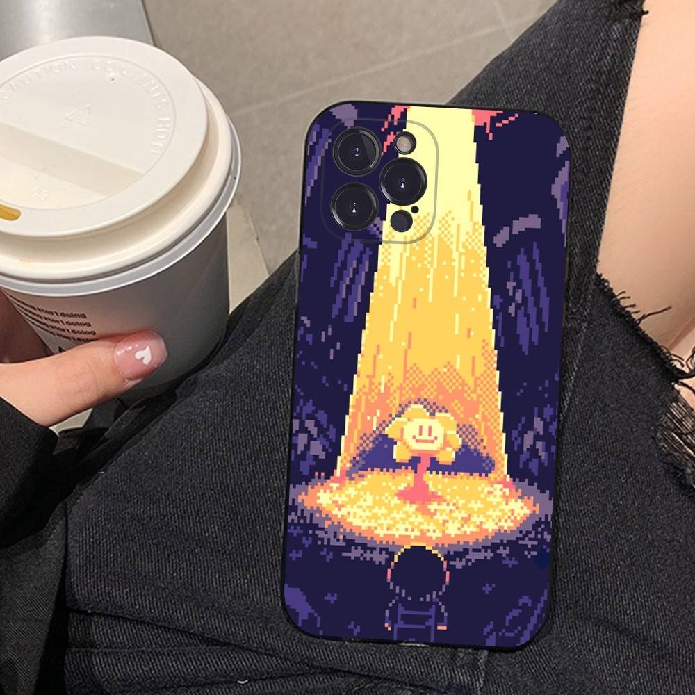 Чехол для телефона D-Deltarune Ralsei для iPhone 17 16 15 14 13 12 11 Pro Max Plus Черный корпус