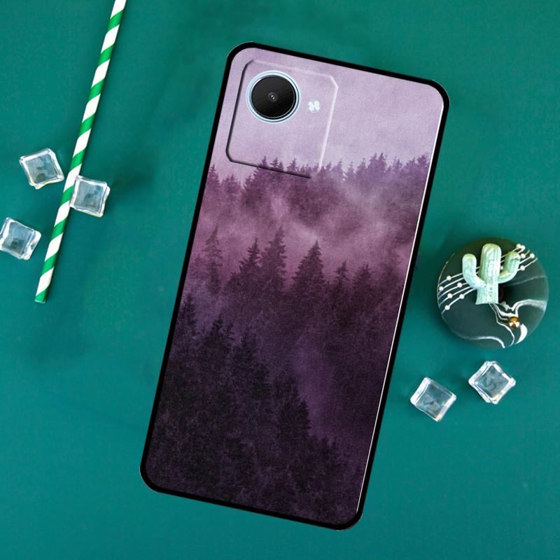 Forest Cloud Pattern For Realme GT7 Pro 15 14 10 11 12 13 Pro Plus C67 C65 C63 C61 C55 C53 C51 C35 C75 C71 Case